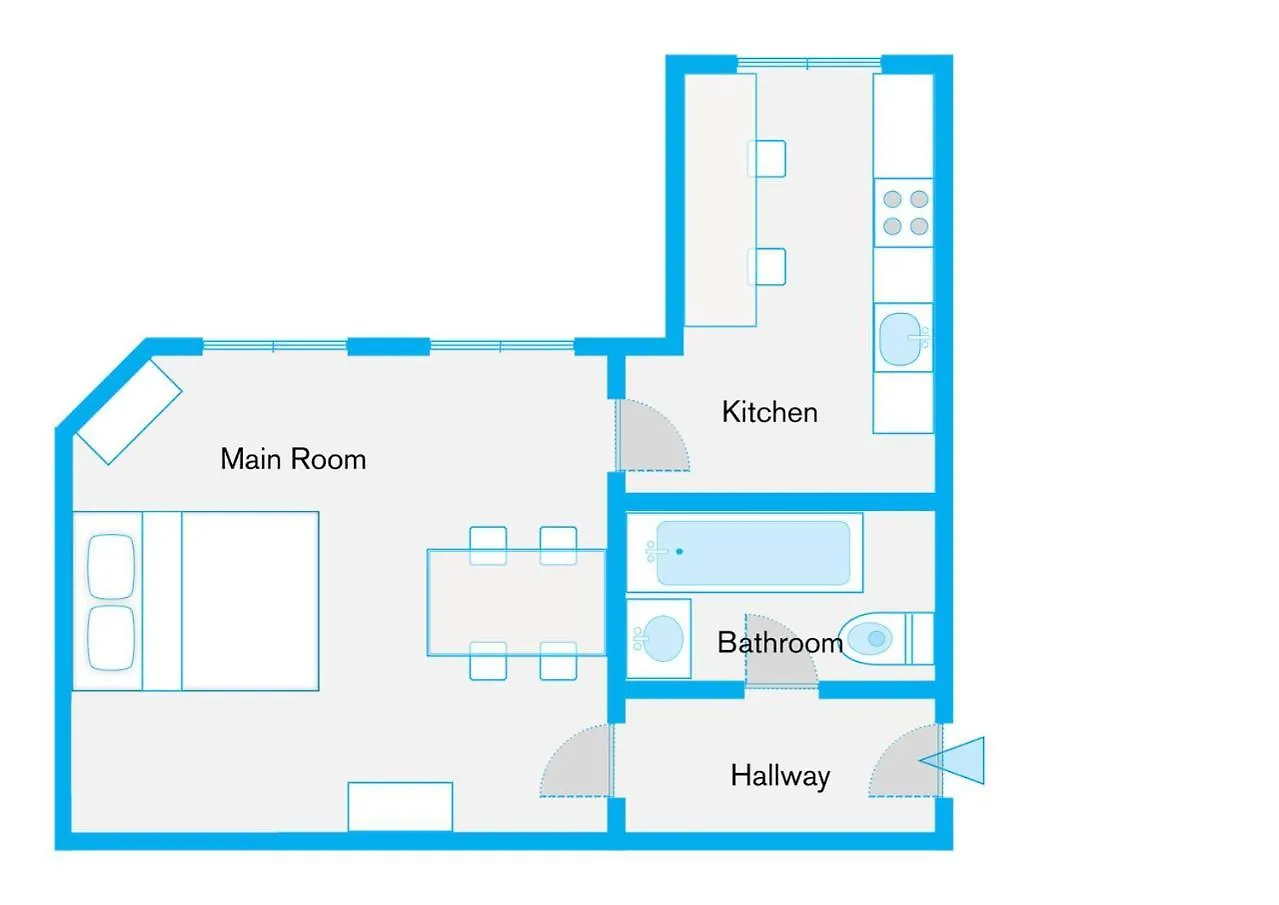 Apartment The Stralauer, 1 Bed Room Up To 2 People, Friedrichshain Berlin Germany